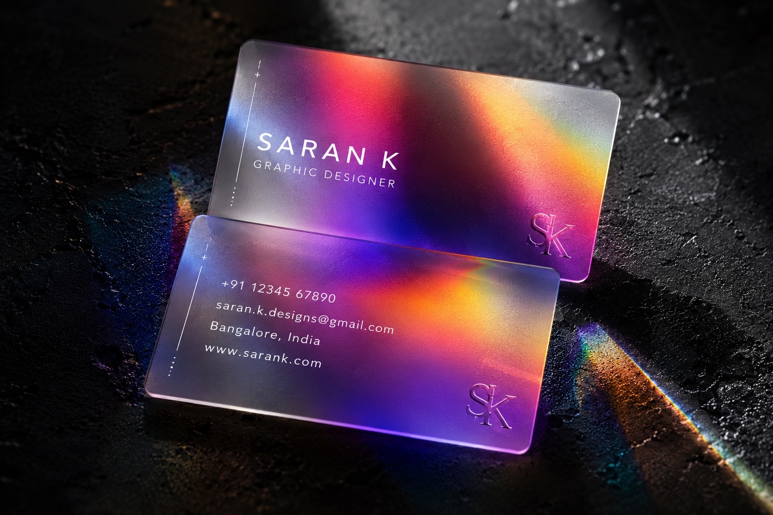Glass Identity Card